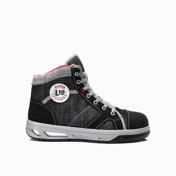 ELTEN-S3-WELLMAXX-Sicherheitshochschuhe, SENSATION XX10 Mid, ESD, schwarz