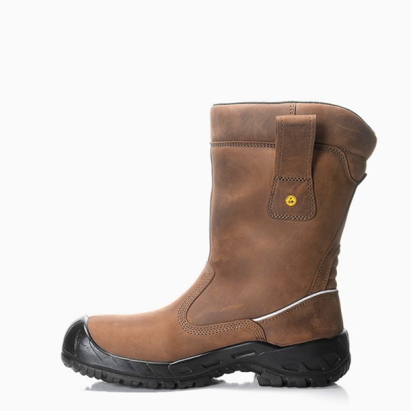 ELTEN Sicherheitsschlupfstiefel (Form C), GAVIN brown High ESD S3S