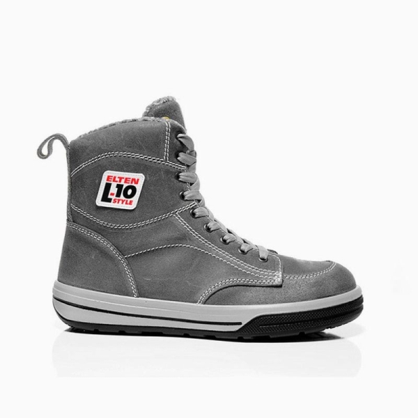 ELTEN-S3-CI-Winter-Sicherheits-Arbeits-Berufs-Schuhe, Hochschuhe, DESPERADO, ESD, CI, grau