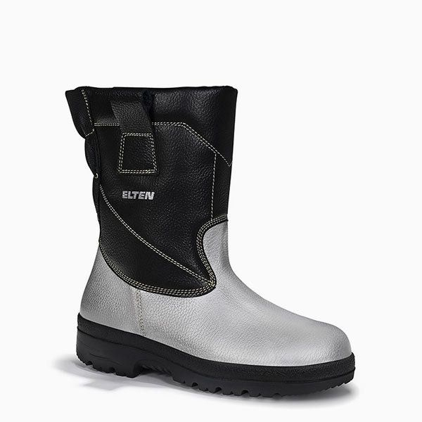 ELTEN-S3-Sicherheitsschlupfstiefel, STANTON HI, schwarz/silber