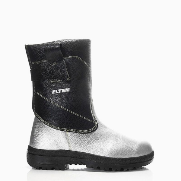 ELTEN-S3-Sicherheitsschlupfstiefel, STANTON HI, schwarz/silber