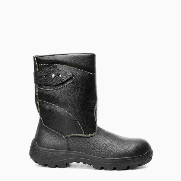 ELTEN-S3-HI-Sicherheits-Arbeits-Berufs-Stiefel, Schlupfstiefel, STAN HI, schwarz