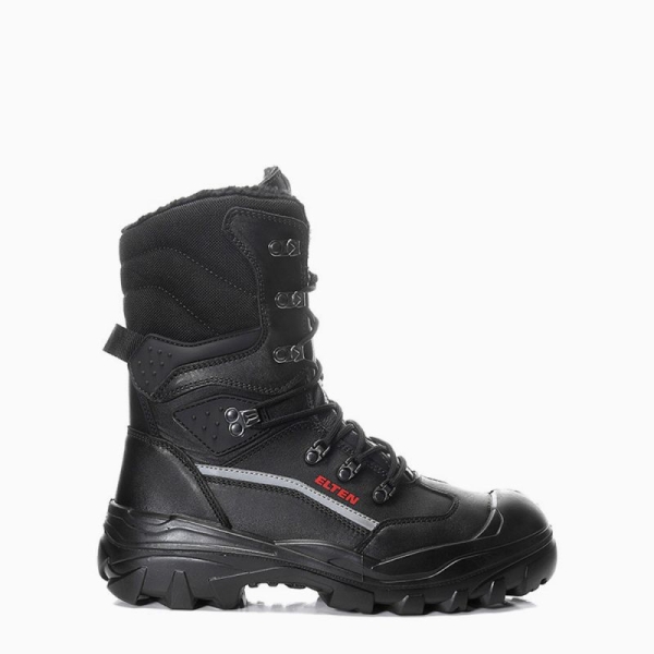 ELTEN-S3-CI-Winter-Sicherheits-Arbeits-Berufs-Schuhe, Schn�rstiefel, ERIC, CI, schwarz