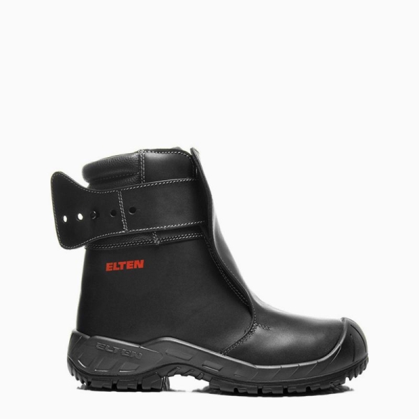ELTEN-S3-HI-Sicherheits-Arbeits-Berufs-Schlupfstiefel, Giesserstiefel, CALVIN, HI, schwarz