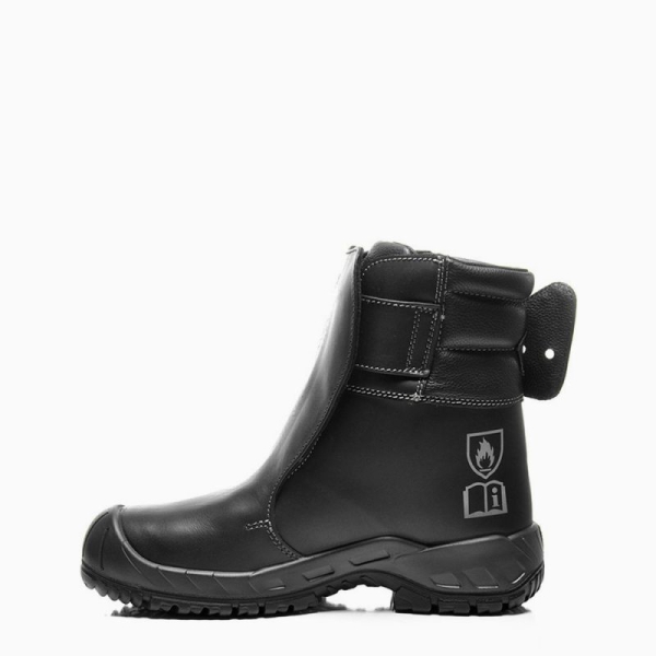 ELTEN-S3-HI-Sicherheits-Arbeits-Berufs-Schlupfstiefel, Giesserstiefel, CALVIN, HI, schwarz