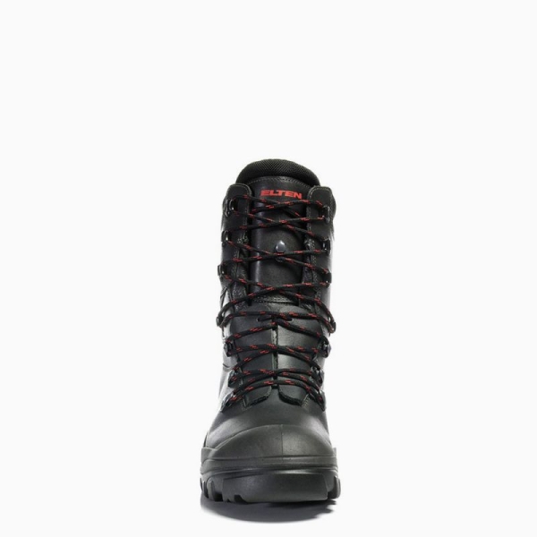 ELTEN-S3 CI-Schnittschutz-Sicherheits-Arbeits-Berufs-Schuhe, Winter-Schn�rstiefel, ARBORIST, GTX, schwarz