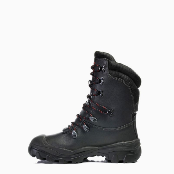 ELTEN-S3 CI-Schnittschutz-Sicherheits-Arbeits-Berufs-Schuhe, Winter-Schn�rstiefel, ARBORIST, GTX, schwarz