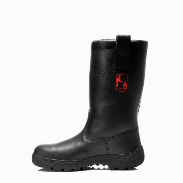 ELTEN-F2A-HI-Feuerwehr-Schlupf-Stiefel, MASTER, Form D, HI, schwarz