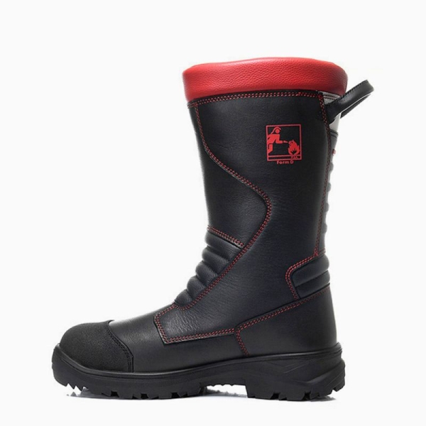 ELTEN-F2A-Feuerwehrschlupfstiefel, CLAY F2A, Form D,, HI3/HRO/SRC, schwarz