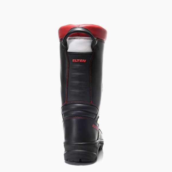 ELTEN-F2A-Feuerwehrschlupfstiefel, CLAY F2A, Form D,, HI3/HRO/SRC, schwarz