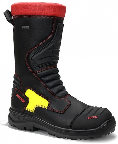 ELTEN-F2A-Feuerwehrschlupfstiefel, CRUZ GTX, Form D,, SRC, CI, HI, HRO, schwarz