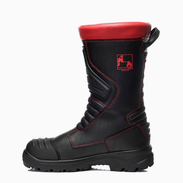 ELTEN-F2A-Feuerwehrschlupfstiefel, CRUZ GTX, Form D,, SRC, CI, HI, HRO, schwarz