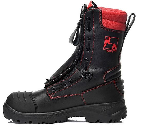 ELTEN-F2A-Feuerwehrschlupfstiefel, CURT GTX, Form C,, SRC, CI, HI, HRO, schwarz