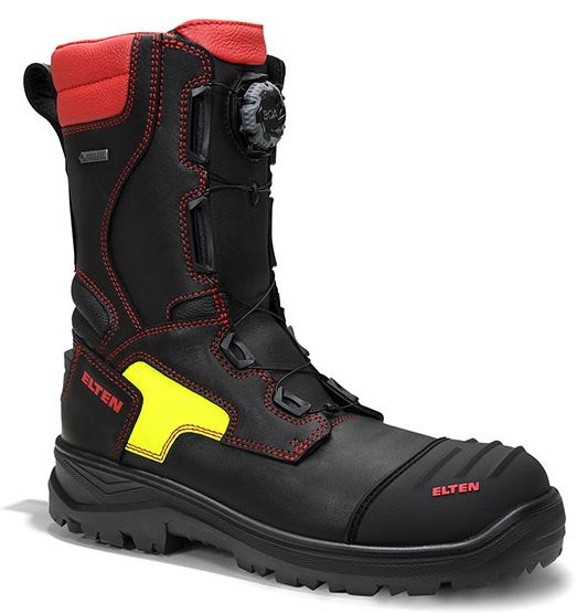 ELTEN-F2A-Feuerwehrschlupfstiefel, COLIN GTX BOA, Form C,, SRC, CI, HI, HRO, schwarz