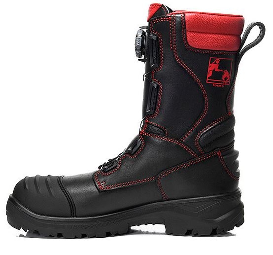 ELTEN-F2A-Feuerwehrschlupfstiefel, COLIN GTX BOA, Form C,, SRC, CI, HI, HRO, schwarz