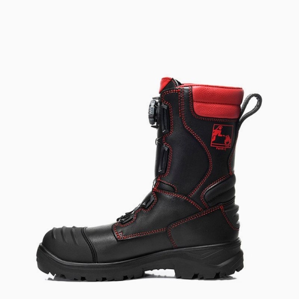 ELTEN-F2A-Feuerwehrschlupfstiefel, COLIN GTX BOA, Form C,, SRC, CI, HI, HRO, schwarz
