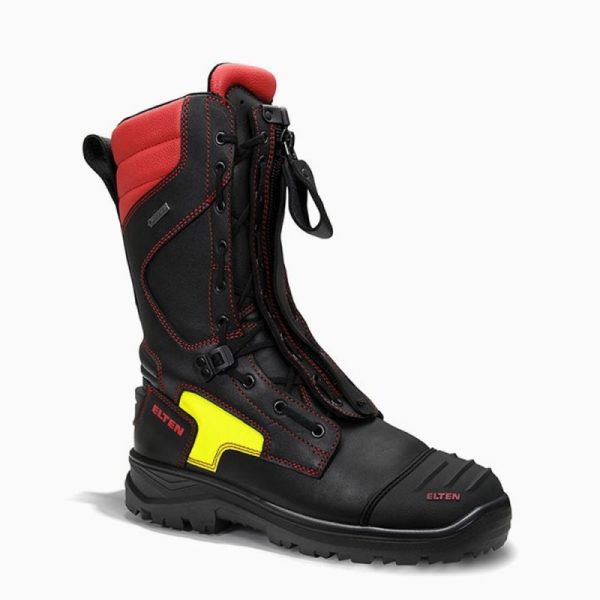 ELTEN-F2A-Feuerwehrschlupfstiefel, CRAIG GTX, Form D, SRC, CI, HI, HRO, schwarz