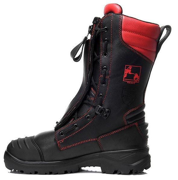 ELTEN-F2A-Feuerwehrschlupfstiefel, CRAIG GTX, Form D, SRC, CI, HI, HRO, schwarz