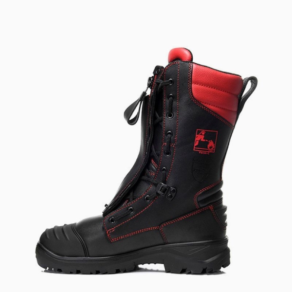 ELTEN-F2A-Feuerwehrschlupfstiefel, CRAIG GTX, Form D, SRC, CI, HI, HRO, schwarz
