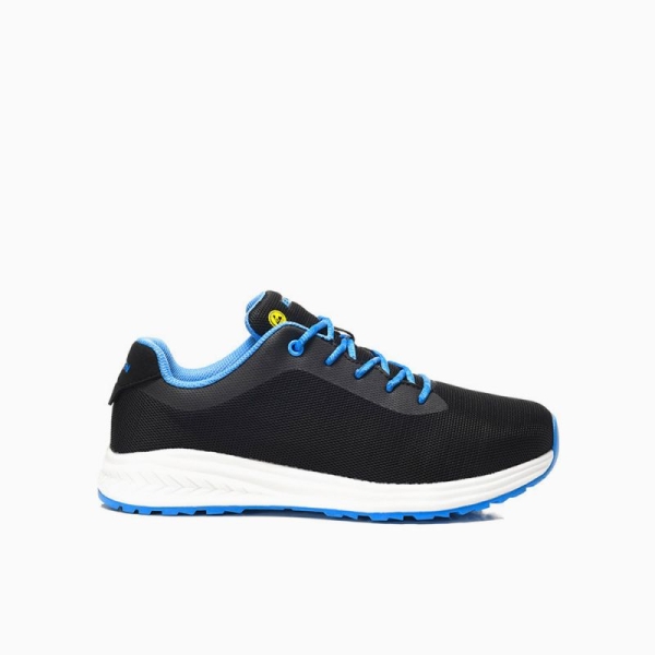 ELTEN-O1-Berufshalbschuhe, MARAIS black-blue Low ESD O1, schwarz/blau