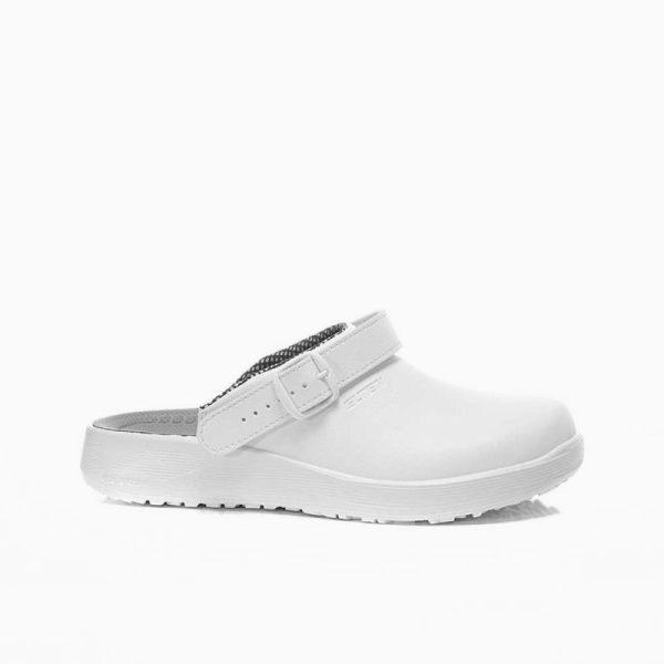 ELTEN-OB-Arbeits-Berufs-Clogs, LEVY, ESD, wei�