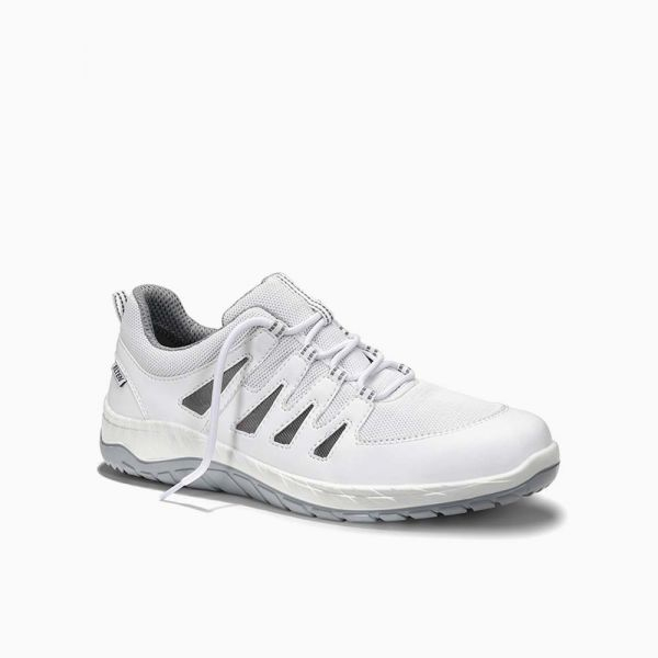 ELTEN-O1-Berufshalbschuhe, MADDOX Air Mesh white Low ESD O1, wei