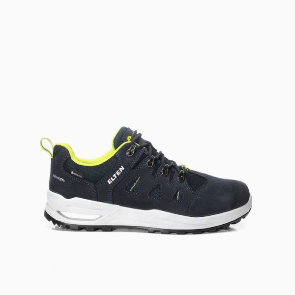 ELTEN-O2-Berufsstiefel, RILEY XXF GTX grey-lime Mid ESD O2 WR CI