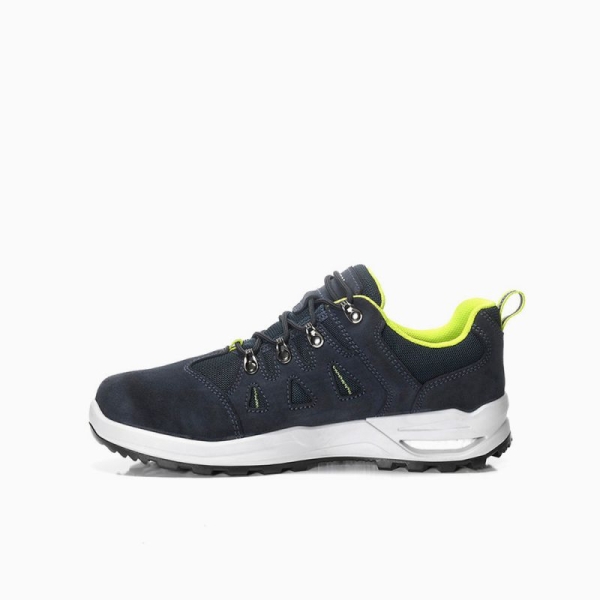 ELTEN-O2-Berufsstiefel, RILEY XXF GTX grey-lime Mid ESD O2 WR CI