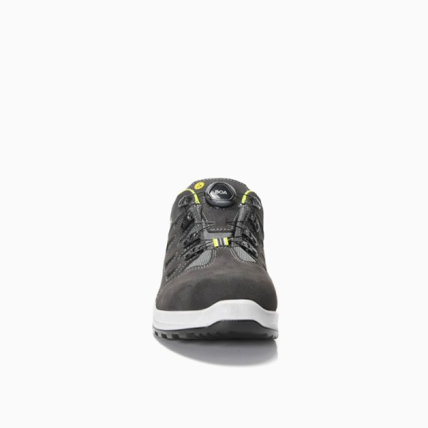 ELTEN-O2-Berufshalbschuh, RILEY XXF BOA GTX grey-lime Low ESD O2 WR CI