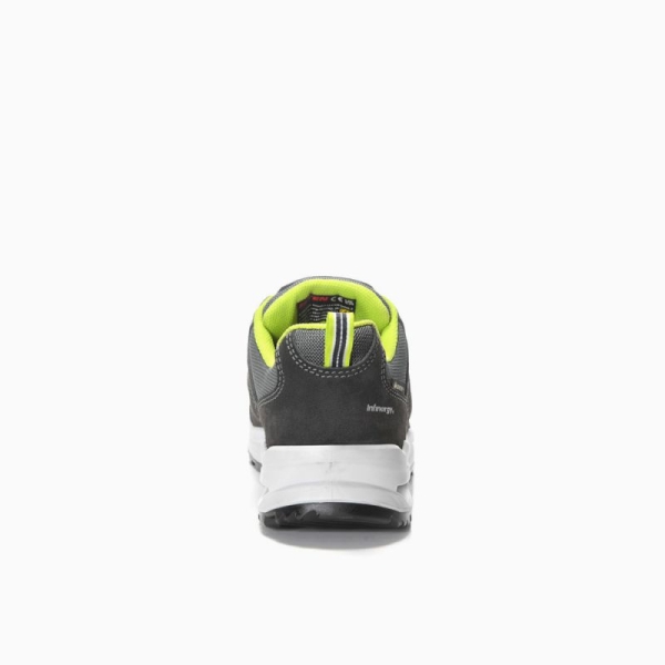 ELTEN-O2-Berufshalbschuh, RILEY XXF BOA GTX grey-lime Low ESD O2 WR CI