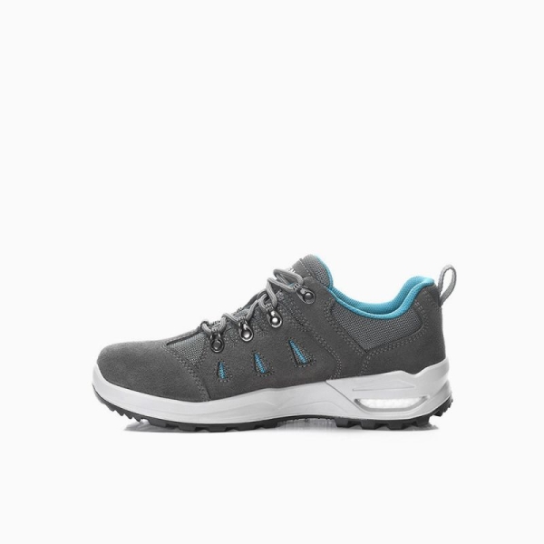 ELTEN-O2 Berufshalbschuhe, ENYA GTX, grey-turquoise Low ESD O2 WR CI