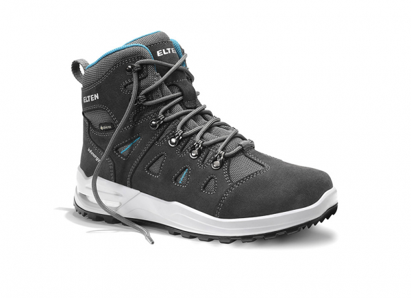 ELTEN-O2 Berufsstiefel, ENYA XXF GTX, grey-turquoise MID ESD O2 WR CI