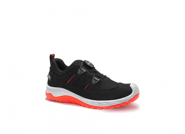 ELTEN-Halbschuhe MADDOX Kids Boa black-red low