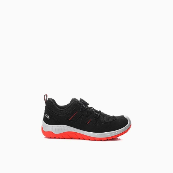 ELTEN-Halbschuhe MADDOX Kids Boa black-red low