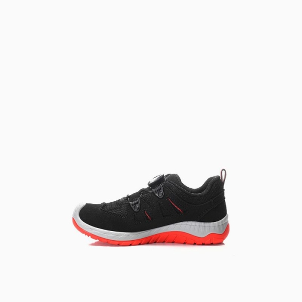 ELTEN-Halbschuhe MADDOX Kids Boa black-red low