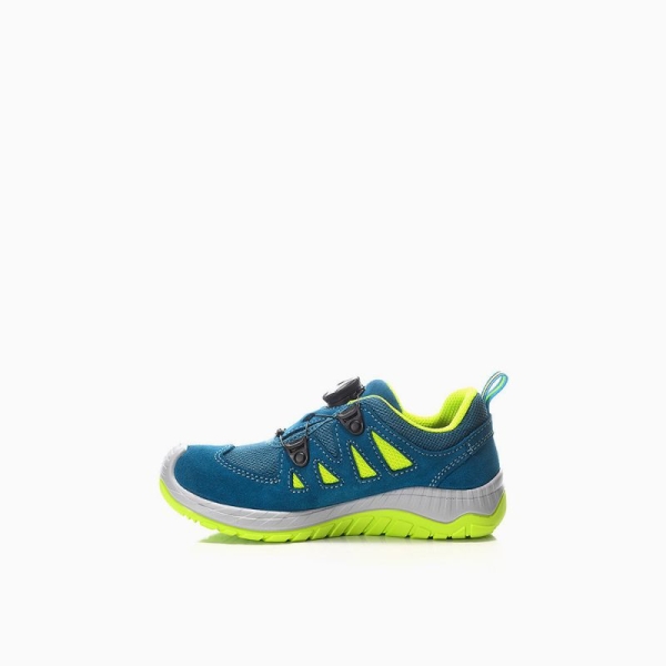 ELTEN-Halbschuhe MADDOX Kids Boa petrol-lime Low