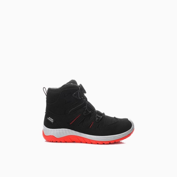 ELTEN-Stiefel MADDOX Kids Boa Winter black-red Mid