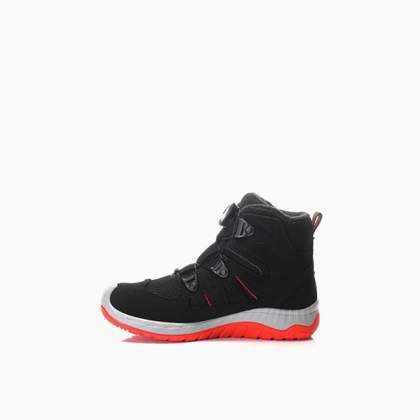 ELTEN-Stiefel MADDOX Kids Boa Winter black-red Mid