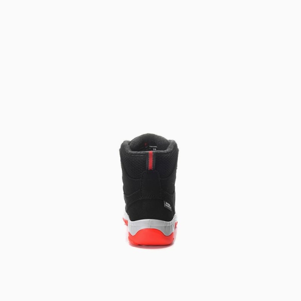 ELTEN-Stiefel MADDOX Kids Boa Winter black-red Mid
