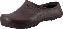 BIRKENSTOCK-PU-OB-Arbeits-Berufs-Clogs, Super Birki, braun