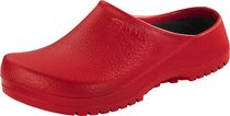 BIRKENSTOCK-PU-OB-Arbeits-Berufs-Clogs, Super Birki, red