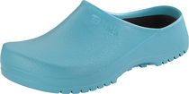 BIRKENSTOCK-PU-OB-Arbeits-Berufs-Clogs, Super Birki, ciel blue