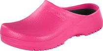 BIRKENSTOCK-PU-OB-Arbeits-Berufs-Clogs, Super Birki, raspberry