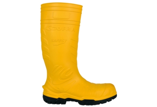 COFRA-ELECTRICAL SAFEST YELLOW SB E P FO CI SRC, PU-Stiefel für Elektiker, Metallfrei, gelb