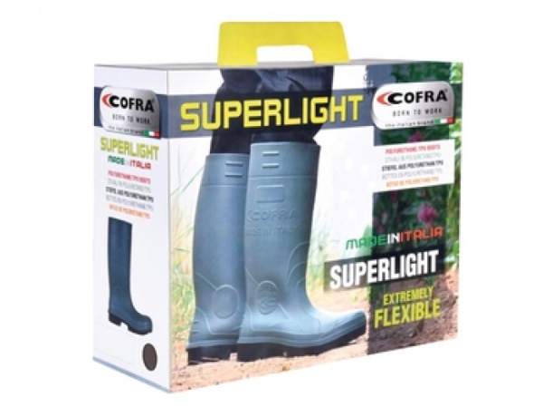 COFRA-CASTOR S5, CI, SRC, Sicherheits-Arbeits-Berufs-Gummi-Stiefel, gelb