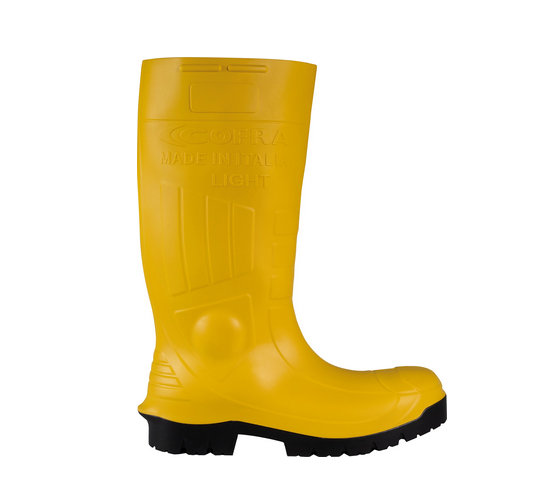 COFRA-LIGHT YELLOW S5S, Arbeitsstiefel, hoch, gelb schwarz