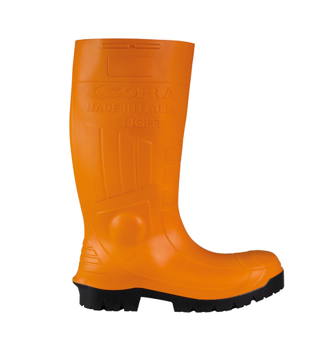 COFRA-LIGHT ORANGE S5S, Arbeitsstiefel, hoch, orange-schwarz