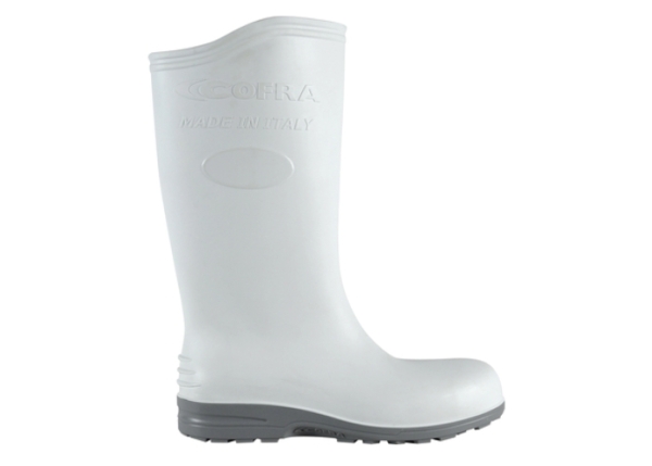COFRA-ECLYPSE S5, SRC, PVC-Sicherheitsgummistiefel, weiß