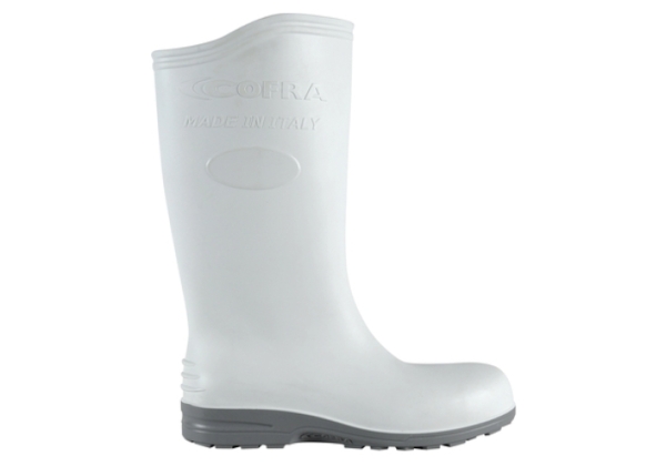 COFRA-ECLYPSE O4, SRC, FO, PVC-Sicherheitsgummistiefel, weiß