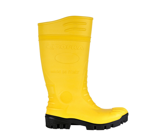 COFRA-TEMPEST YELLOW S5, Arbeitsstiefel, hoch, gelb-schwarz